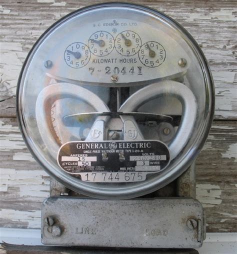 antique electric kilowatts meter box|old electric meters for sale.